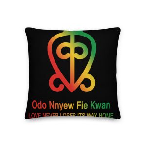 Odo Nnyew Fie Kwan scatter pillow