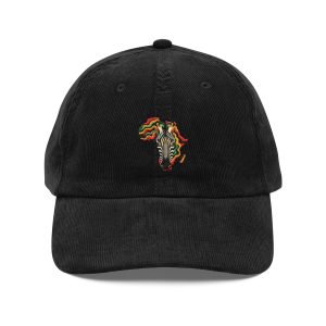 Azanian zebra Vintage corduroy cap